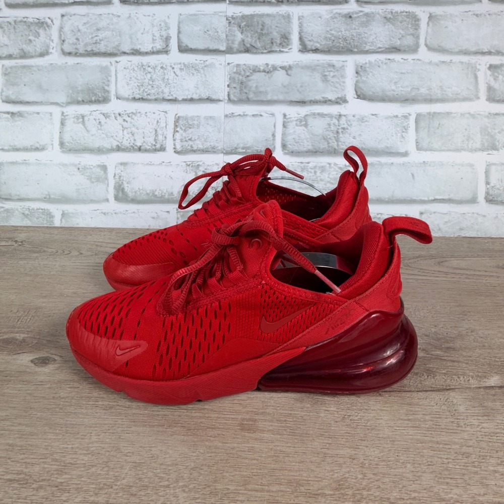 Nike Air Max 270 Mesh University Red Kids 5.5Y